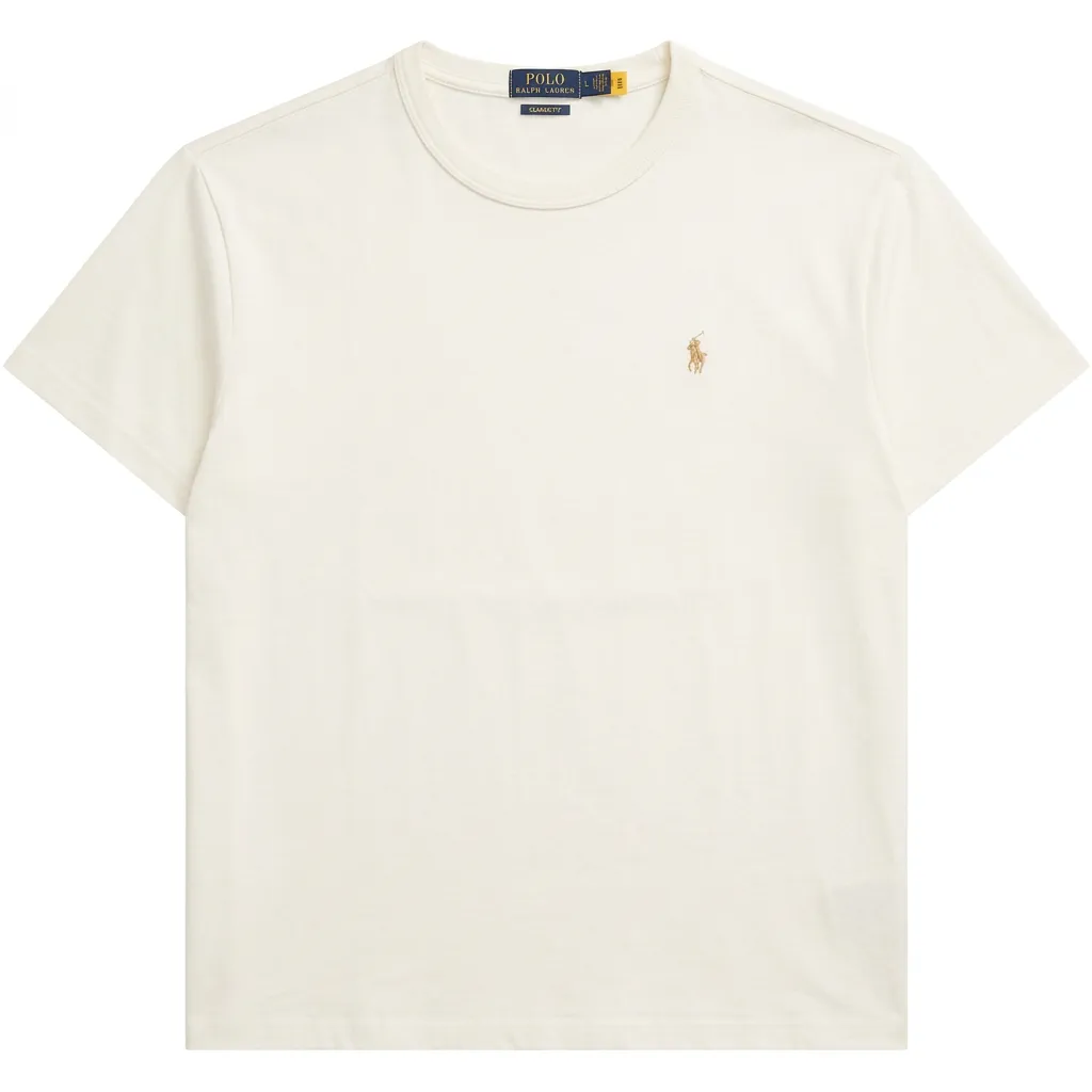 Polo Ralph Lauren Logo Embroidered Crewneck T Shirt