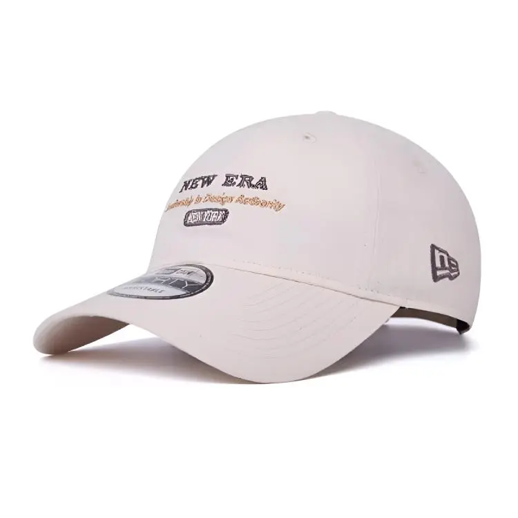 New Era Cotton Baseball Caps Unisex White