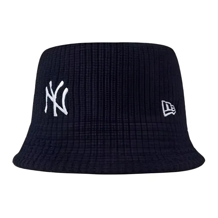 New Era Acrylic Bucket Hats Unisex Navy Blue
