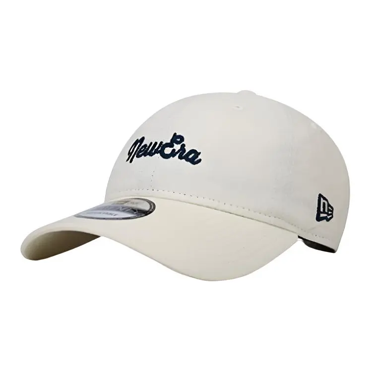 New Era Cotton Baseball Caps Unisex Ecru
