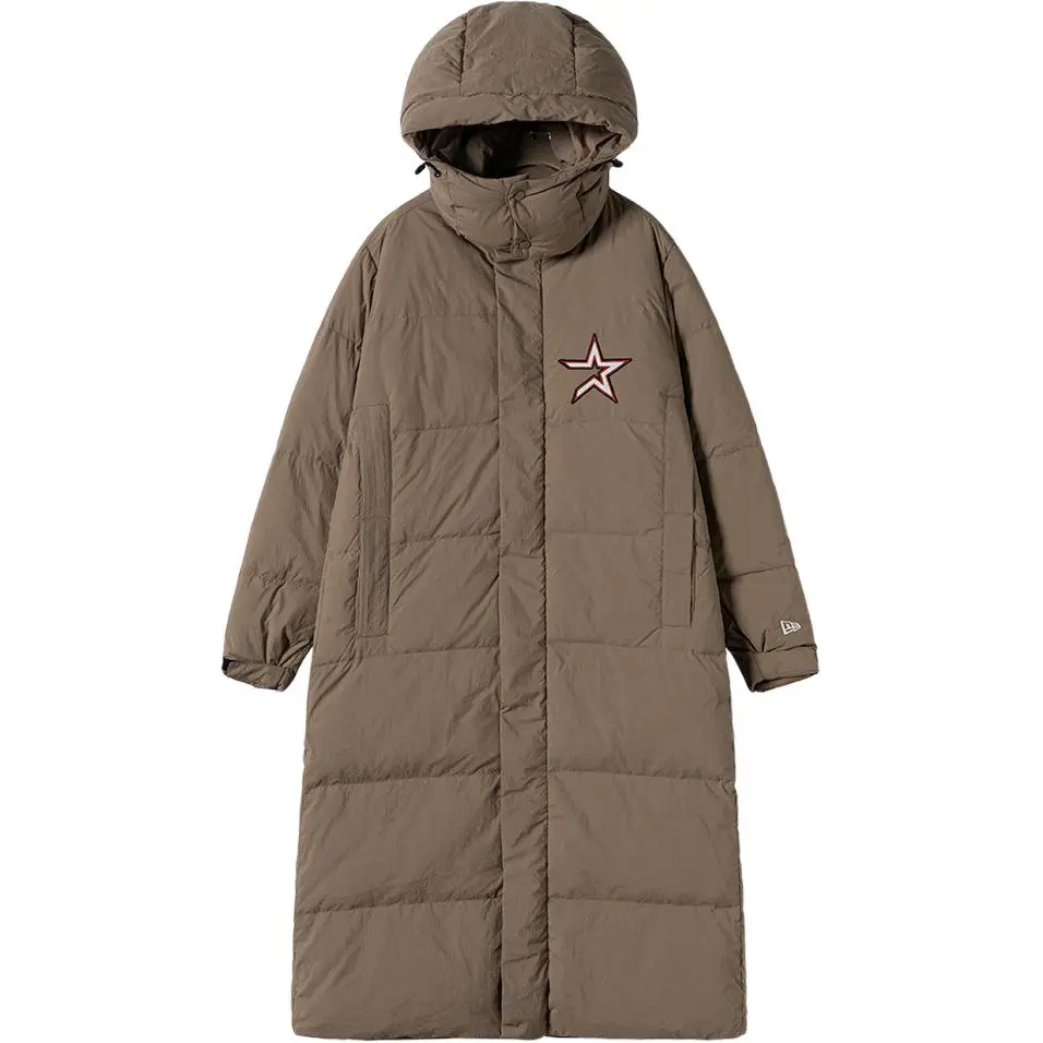 New Era Down Jacket Unisex Brown
