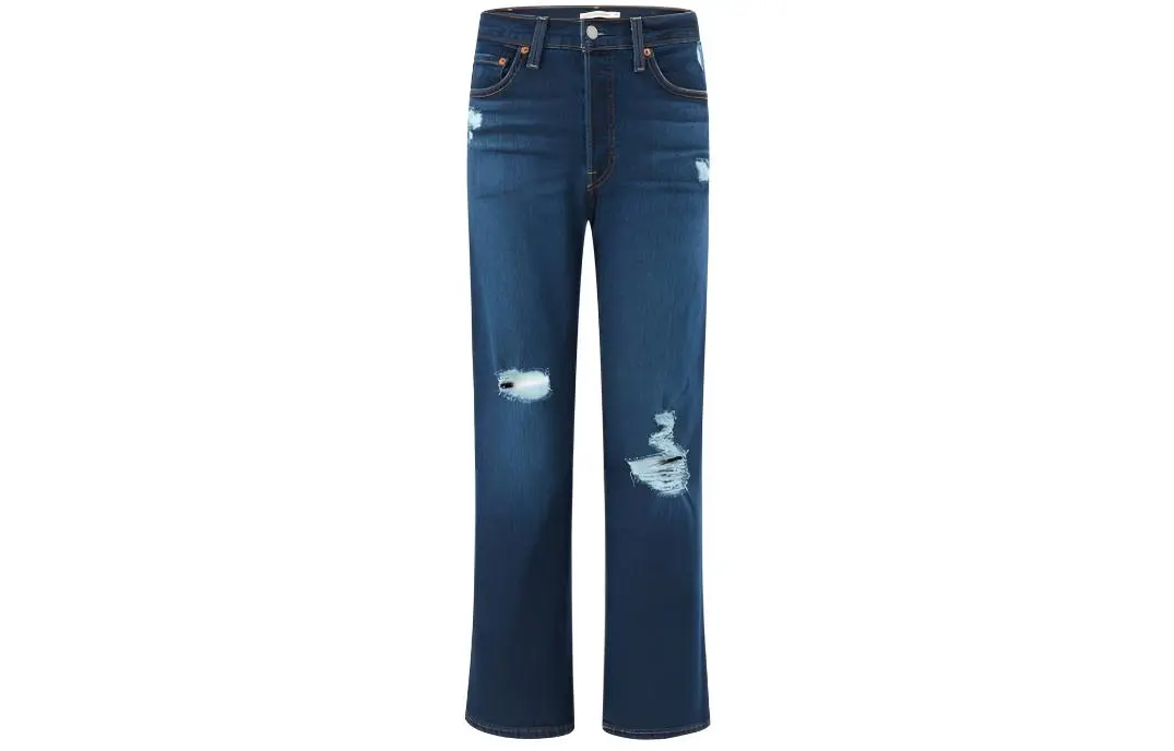 Levi's Jeans Women's Blue Moderate Straight Fit Pants