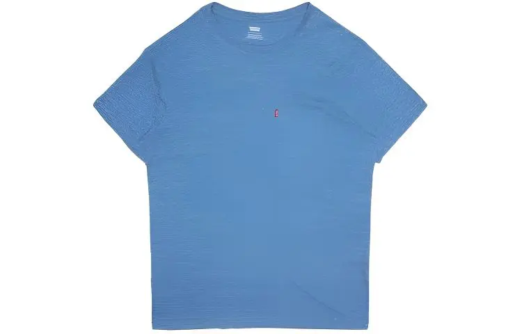 Levi's T-Shirts Men's Blue Crew Neck Moderate
