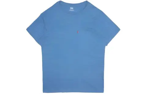 Levi's T-Shirts Men's Blue Crew Neck Moderate