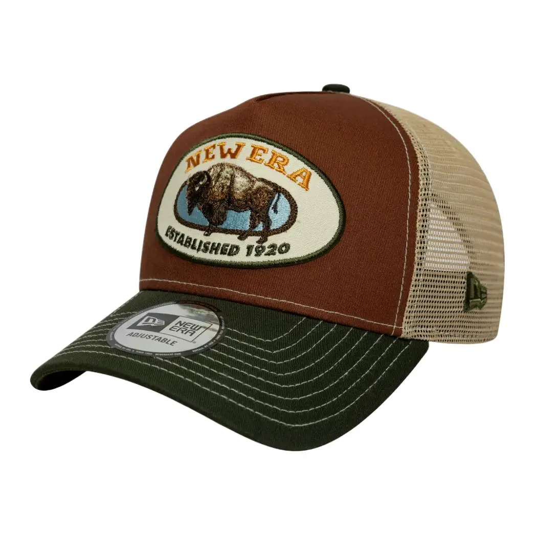 New Era Cotton, Polyester Baseball Caps Unisex Brown