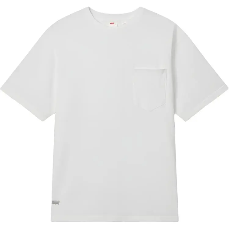 Levi's T-Shirts Men's White Crew Neck Moderate