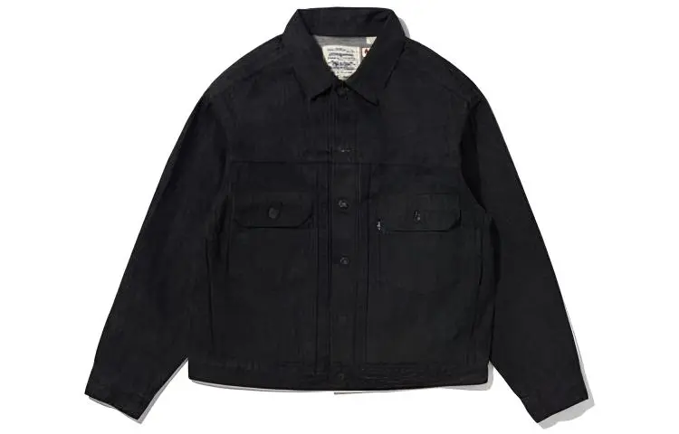 Levi's Denim Jackets & Coats Men's Black Gray