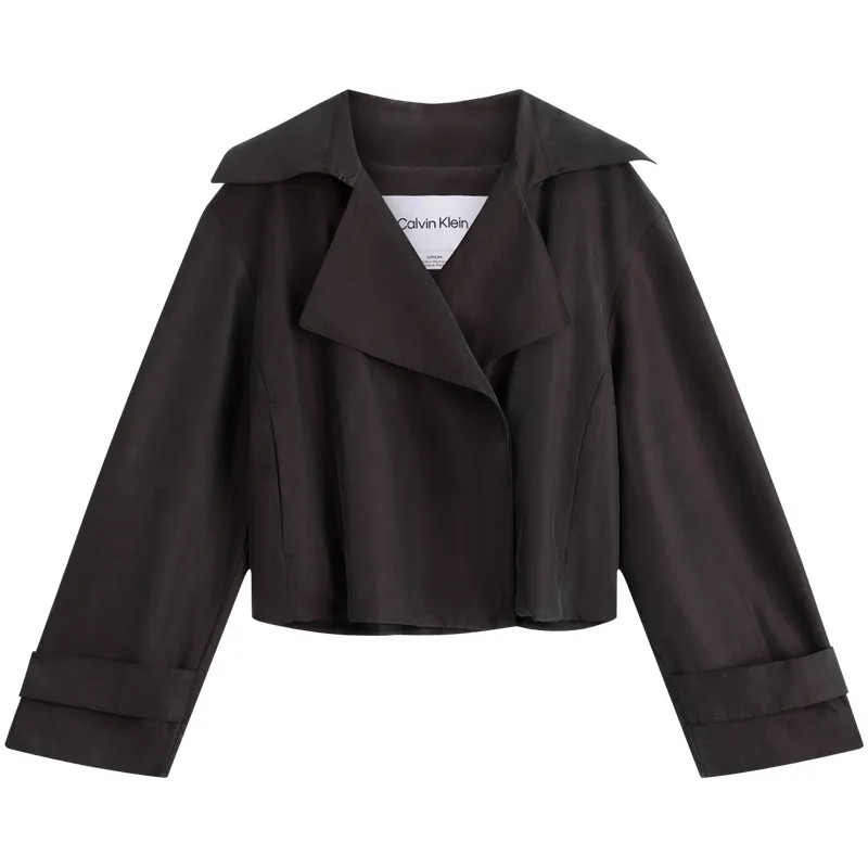 CALVIN KLEIN Jackets & Coats Women's Iron Brown
