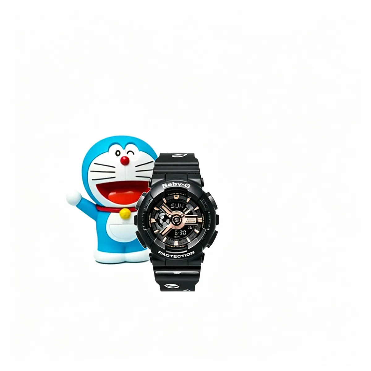 CASIO Women's BABY-G Black Watch BA-110RG-1APRD
