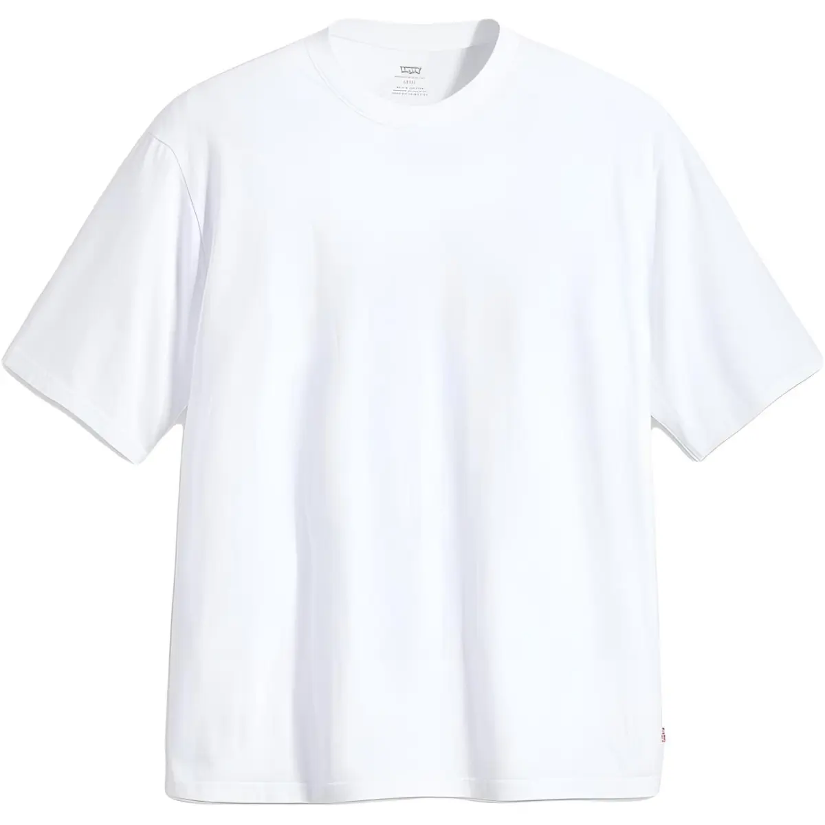 Levi's T-Shirts Men's White Crew Neck Moderate