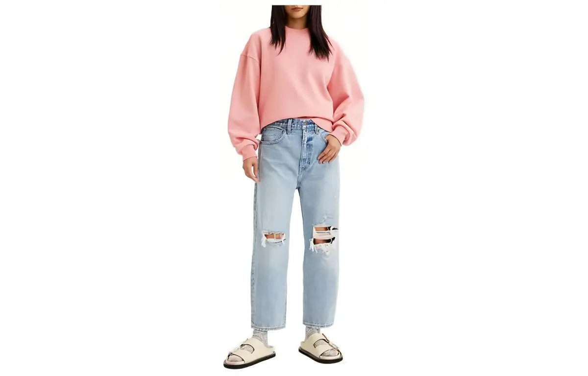 Levi's Jeans Women's Blue Moderate Straight Fit Pants