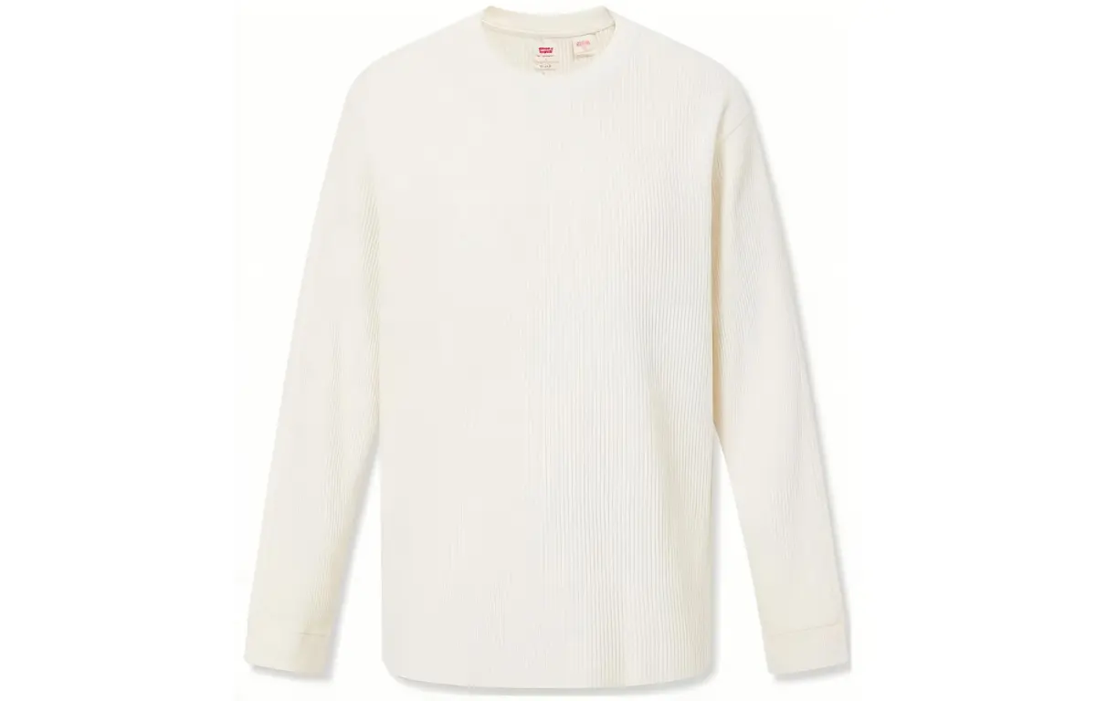 Levi's Sweatshirts Men's White Crew Neck Moderate Other