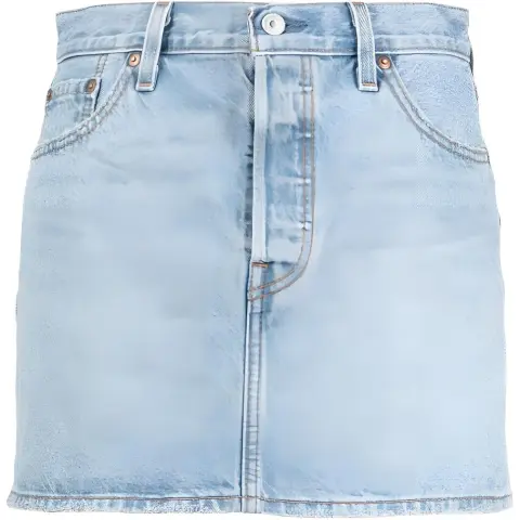 Levis mid-rise denim skirt