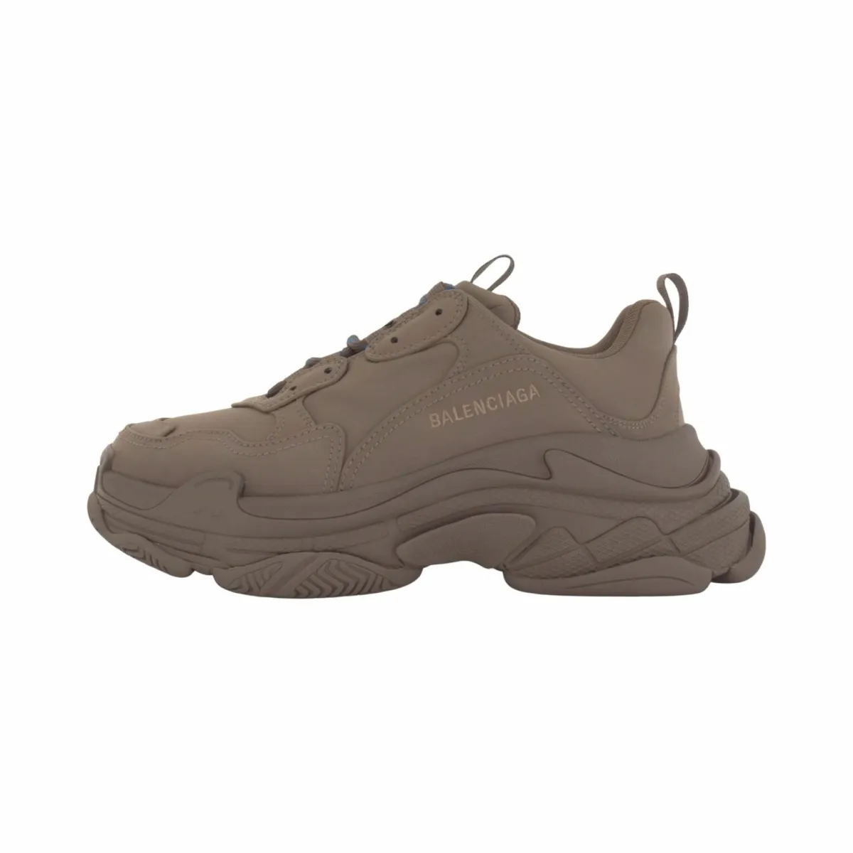 Balenciaga Triple S Low top Chunky Sneakers Men's Taupe