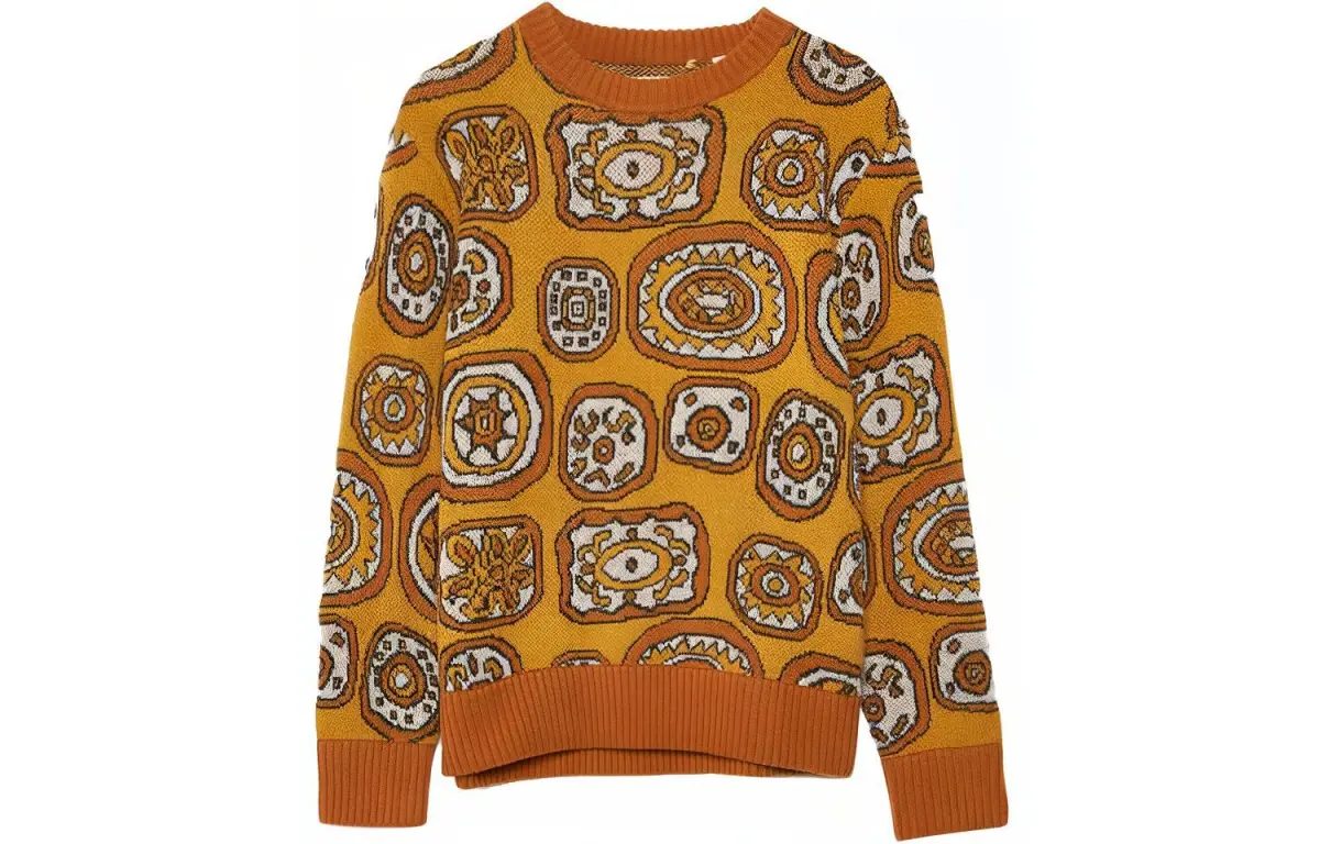 Levi's Sweaters Unisex Orange Crew Neck Moderate
