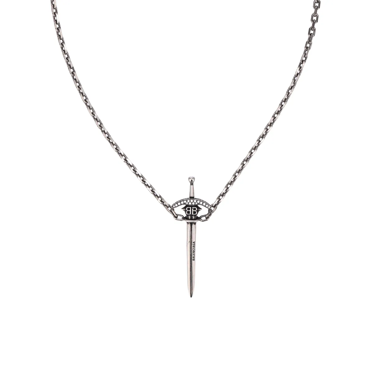 Balenciaga Goth Sword Necklace