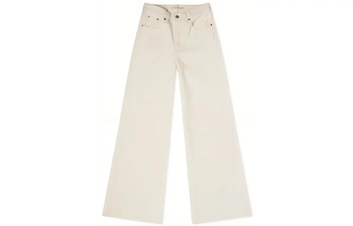 Levis Wide Leg Jeans Women's White