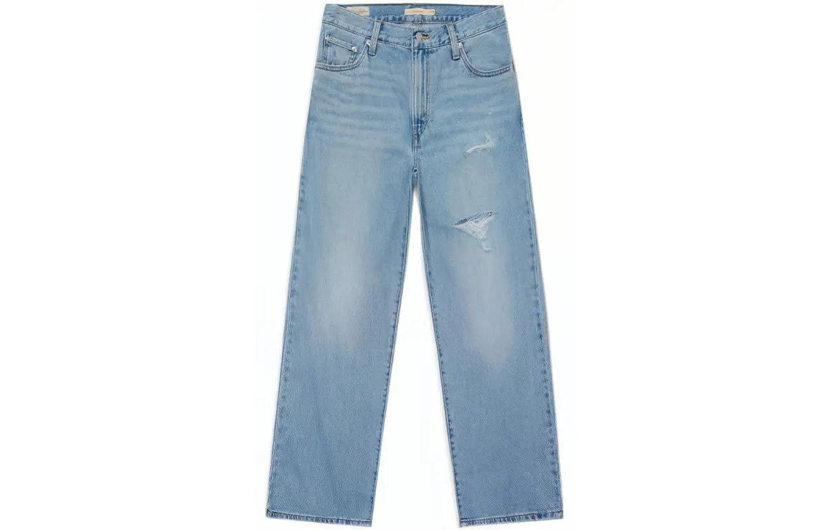 Levis Baggy Dad Ripped Jeans