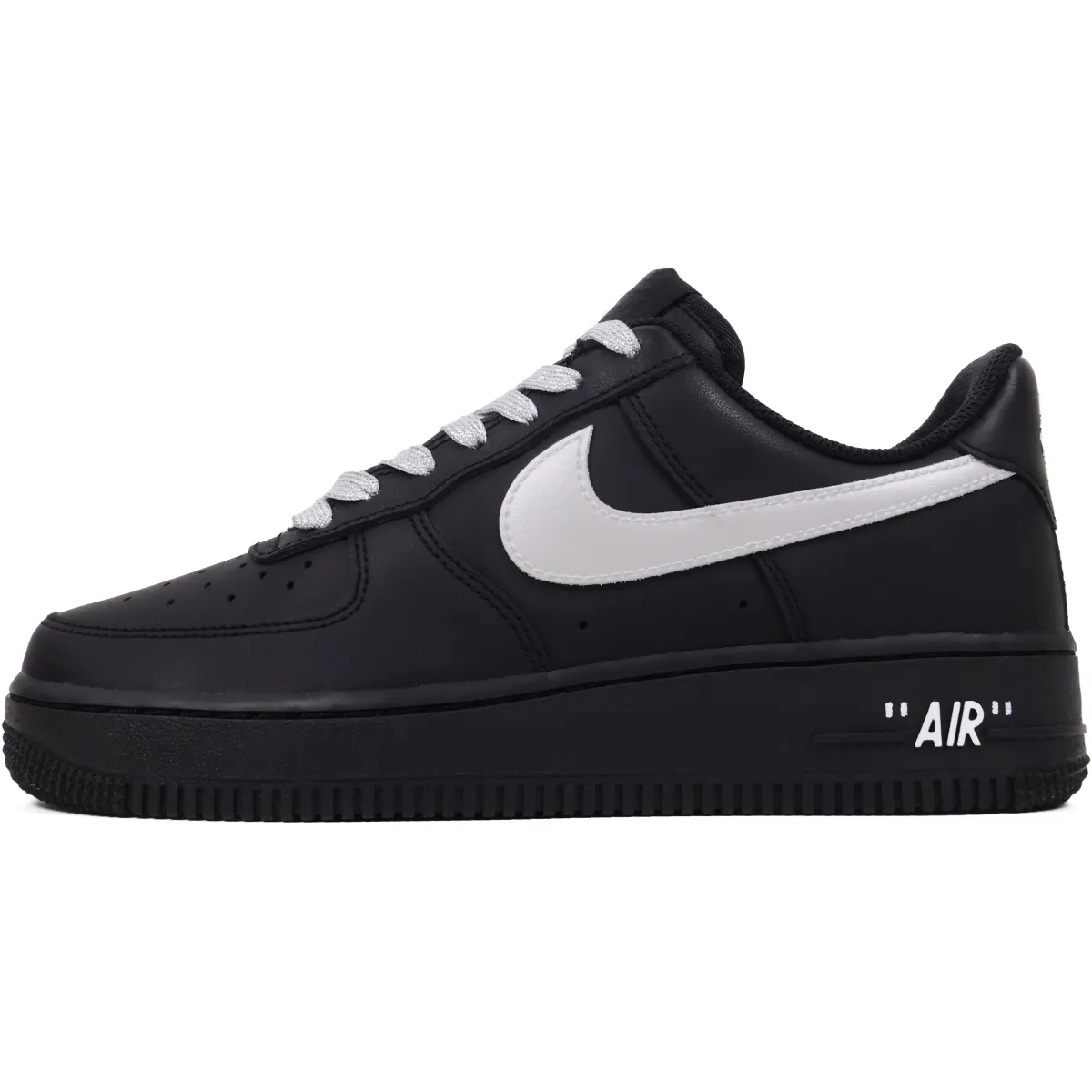 Nike Air Force 1 Abrasion Resistant Low top Skateboard Shoes Unisex Black