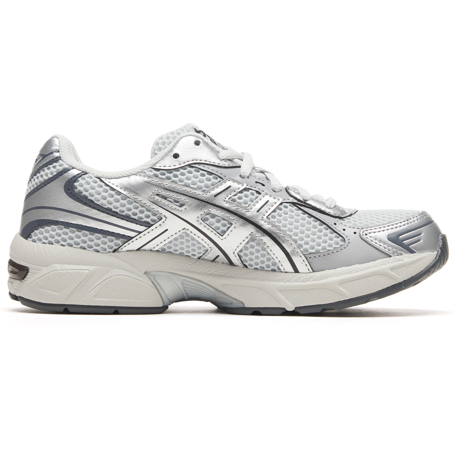 Кроссовки ASICS Gel-1130 (серебристо-серые) — Серыйсеребристый — фото 2