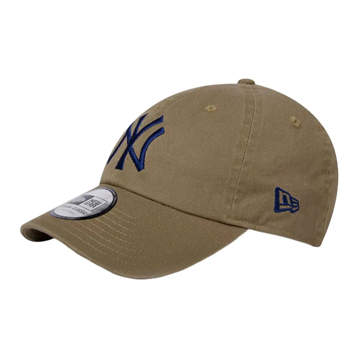 New Era Cotton Baseball Caps Unisex Khaki