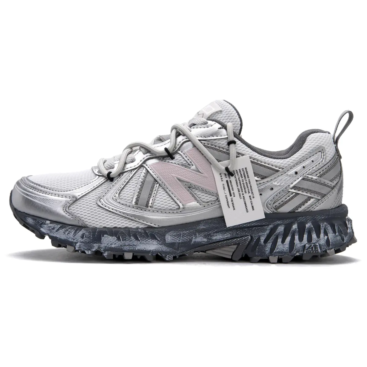 New Balance NB 410 V5 Abrasion-Resistant Abrasion-Resistant Low-top Running Shoes Unisex Silver