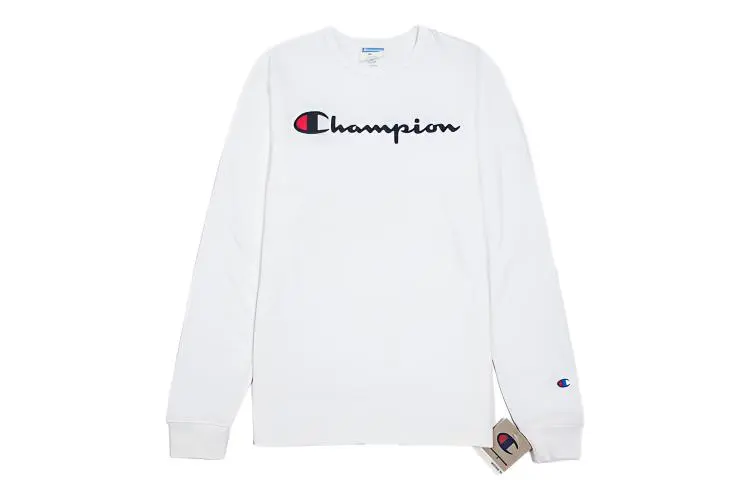 Champion T Shirt US Version Unisex White