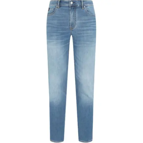 Calvin Klein Jeans Men's Blue Moderate Tapered Pants
