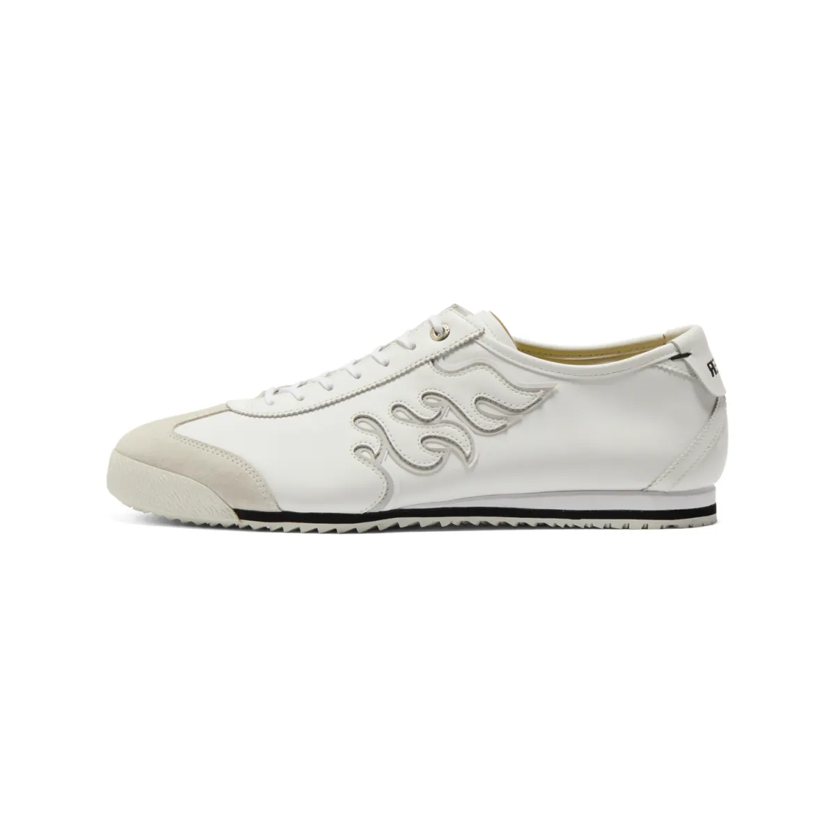 Onitsuka Tiger MEXICO 66 FIRE Slip-Resistant Abrasion-Resistant Low-top Casual Shoes Unisex White