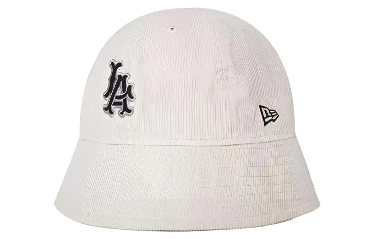 New Era Cotton Bucket Hats Unisex White