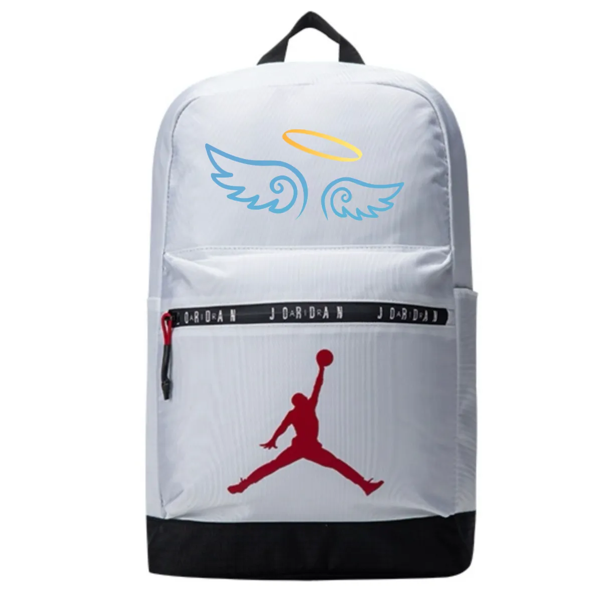 Jordan Polyester Backpack Backpacks Unisex White