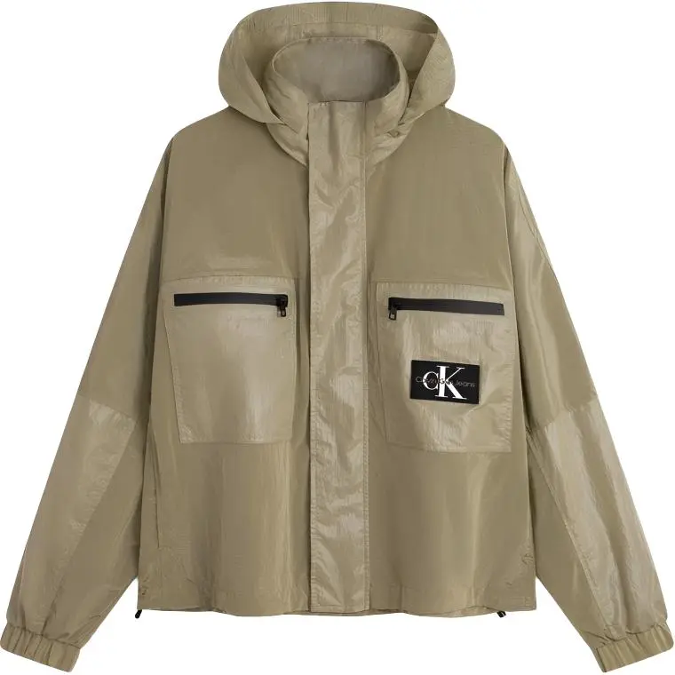 CALVIN KLEIN Jackets & Coats Men's Grass Gray Green