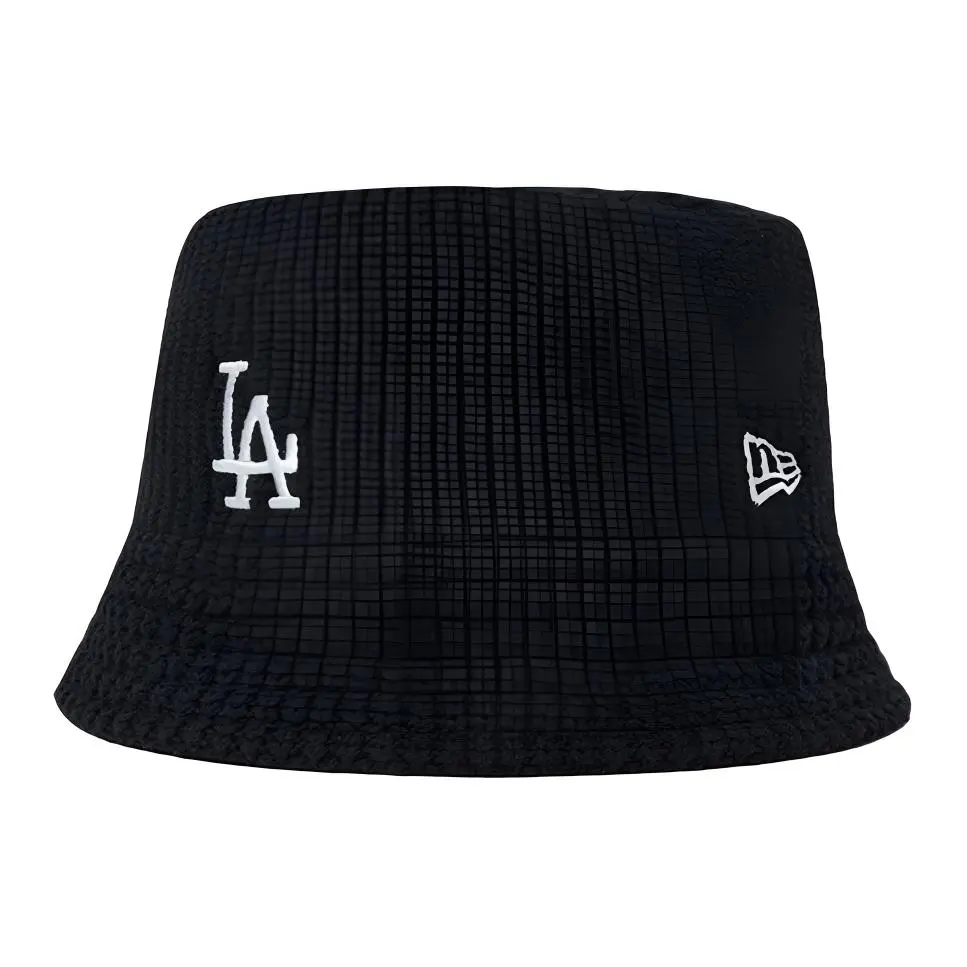 New Era Cotton, Nylon Bucket Hats Unisex Black