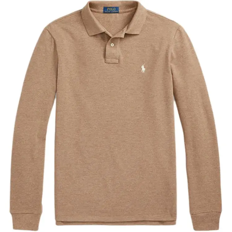 Polo Ralph Lauren FW22 Polo Shirt Custom Slim Fit Men's Brown