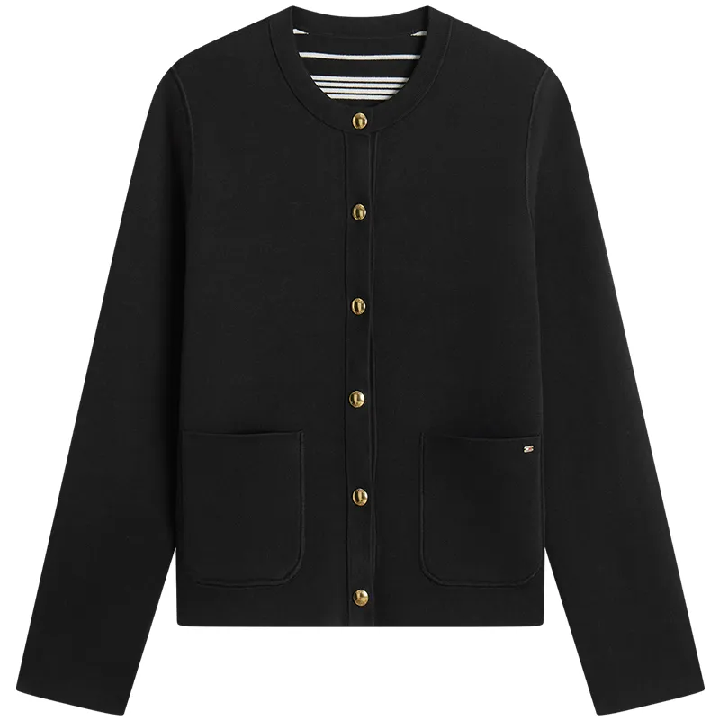 Tommy Hilfiger striped-pattern button reversible cardigan