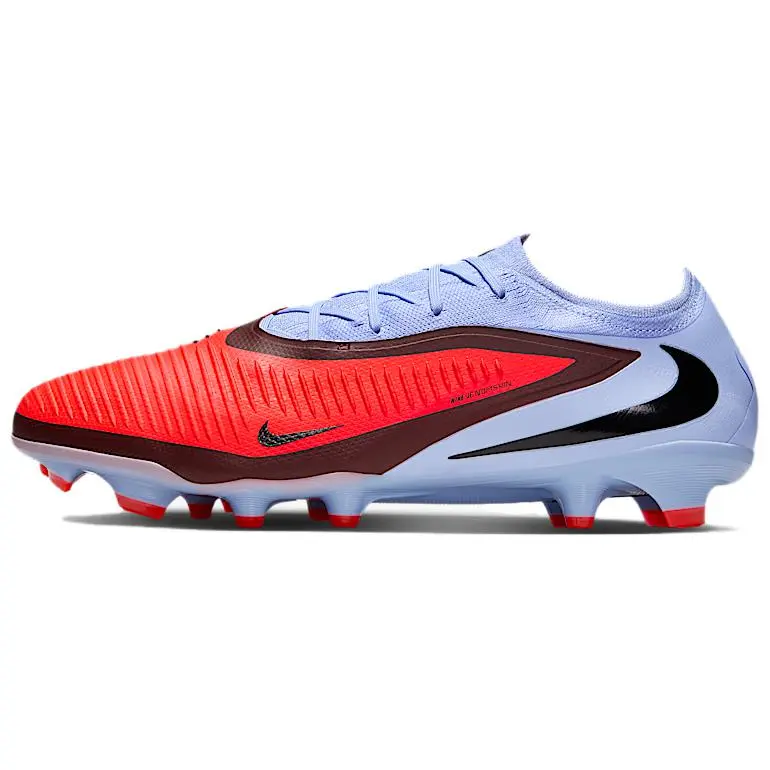 Nike Phantom 6 Slip Resistant, Abrasion Resistant, Breathable Soccer Shoes Unisex Blue Red