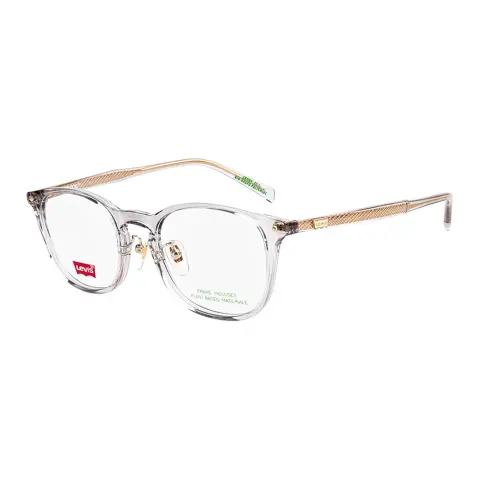 Levi's TR90 Oval Eyeglass Frames Men's Transparent Gray