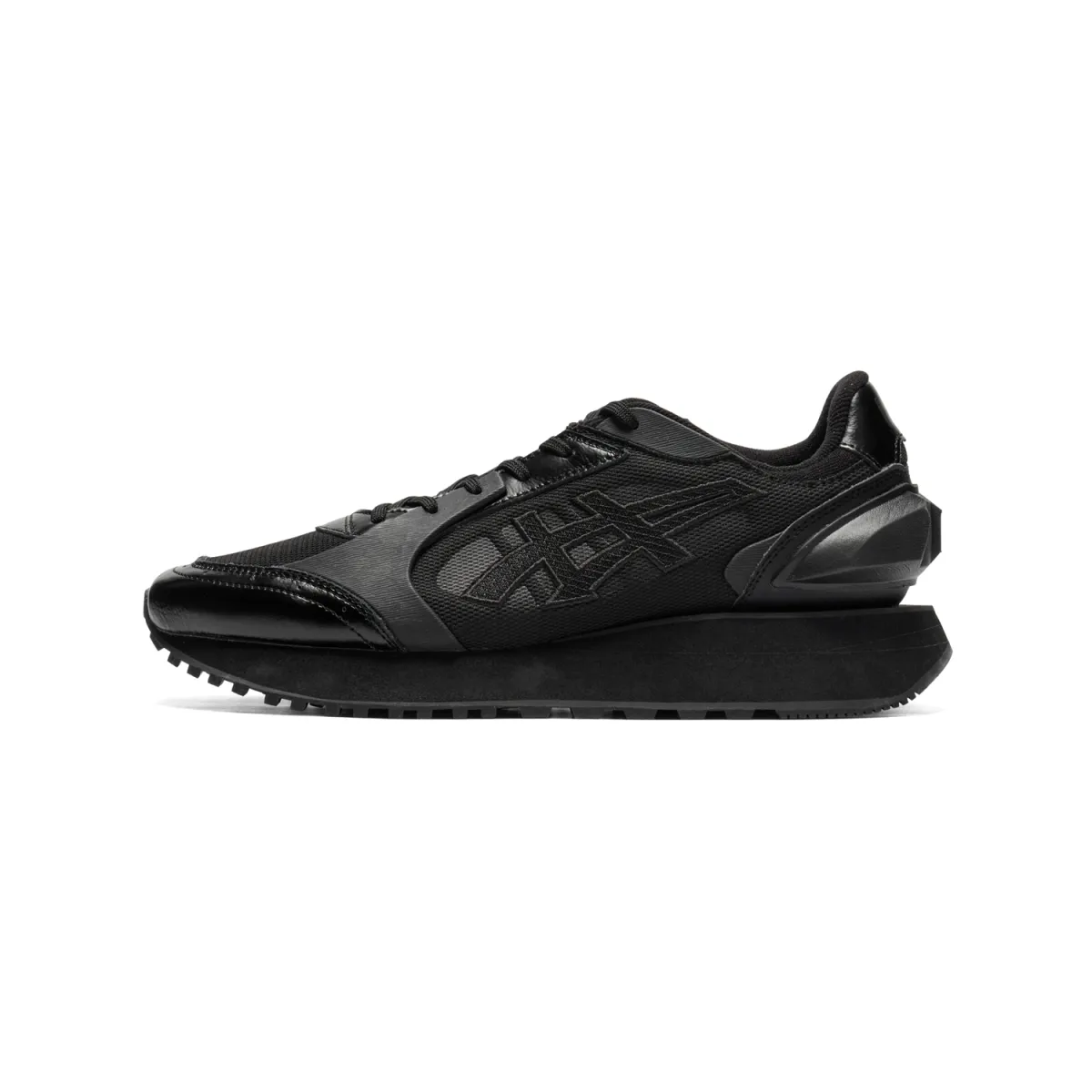 Onitsuka Tiger Moage Co Comfortable Round Toe Low-top Casual Shoes Unisex Black