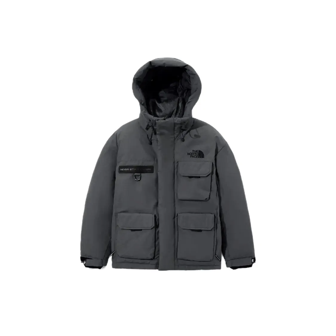 THE NORTH FACE Down Jacket Unisex Charcoal Gray