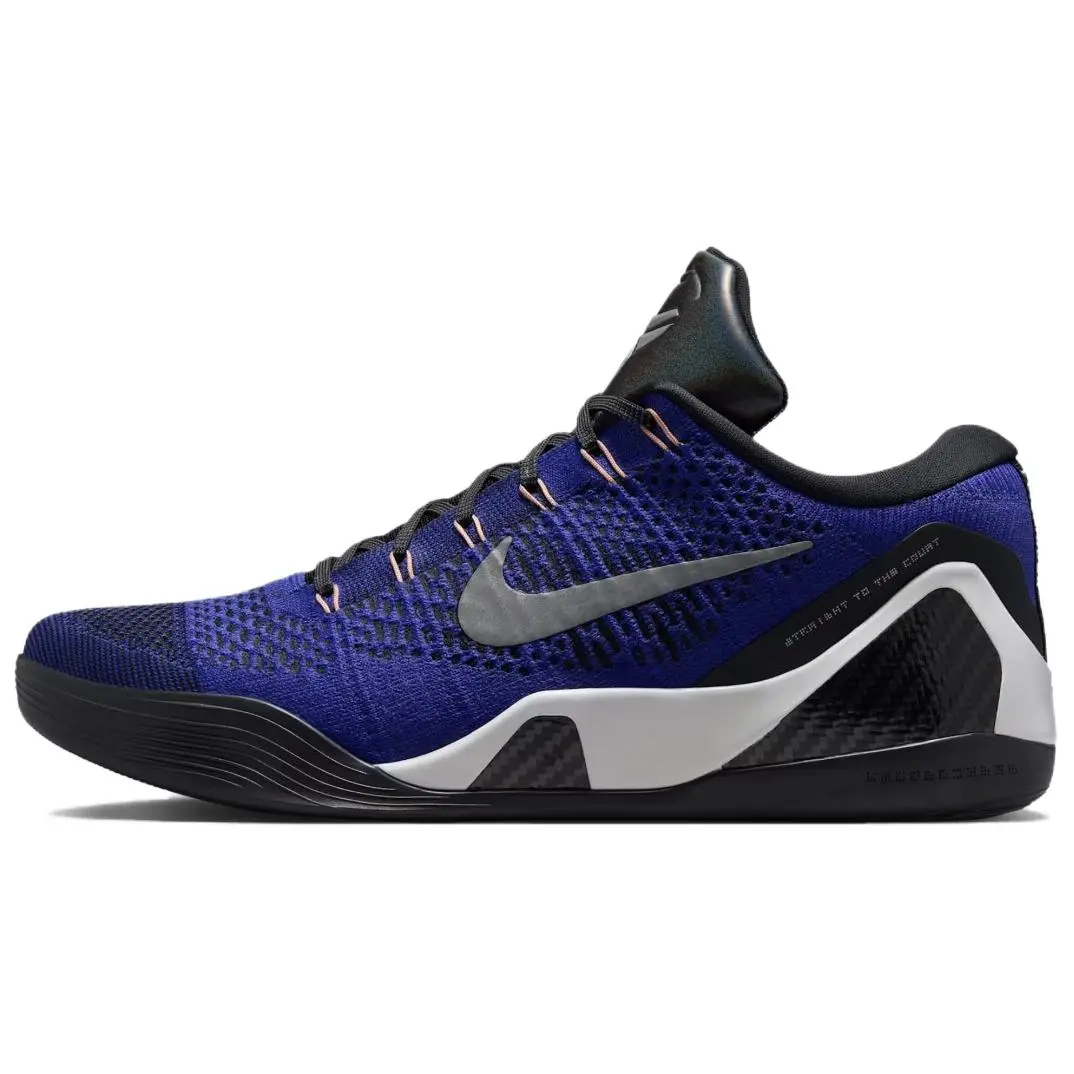 Nike Kobe 9 Low-top Basketball Shoes Men's Blue Black
