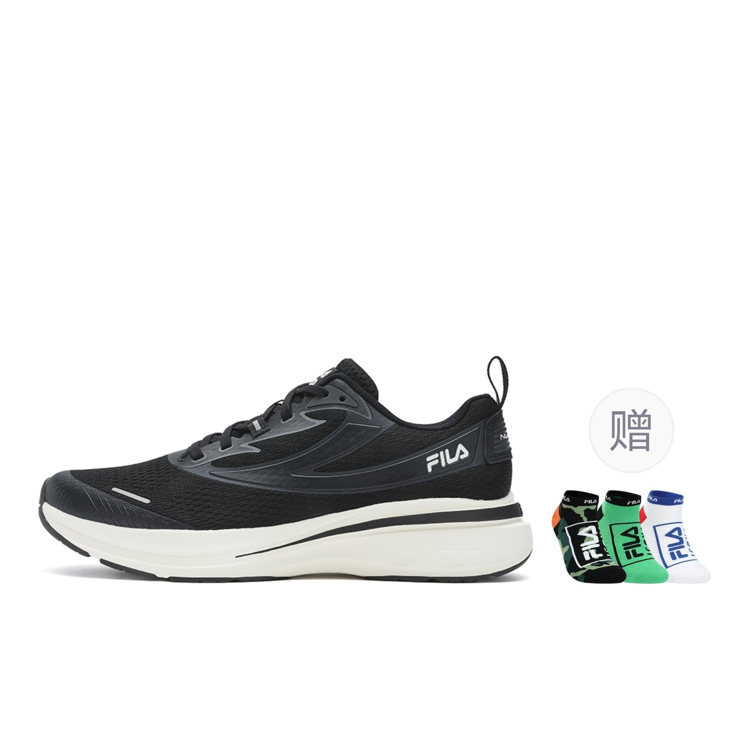 Мужские кроссовки FILA NUVOLE (черные)
