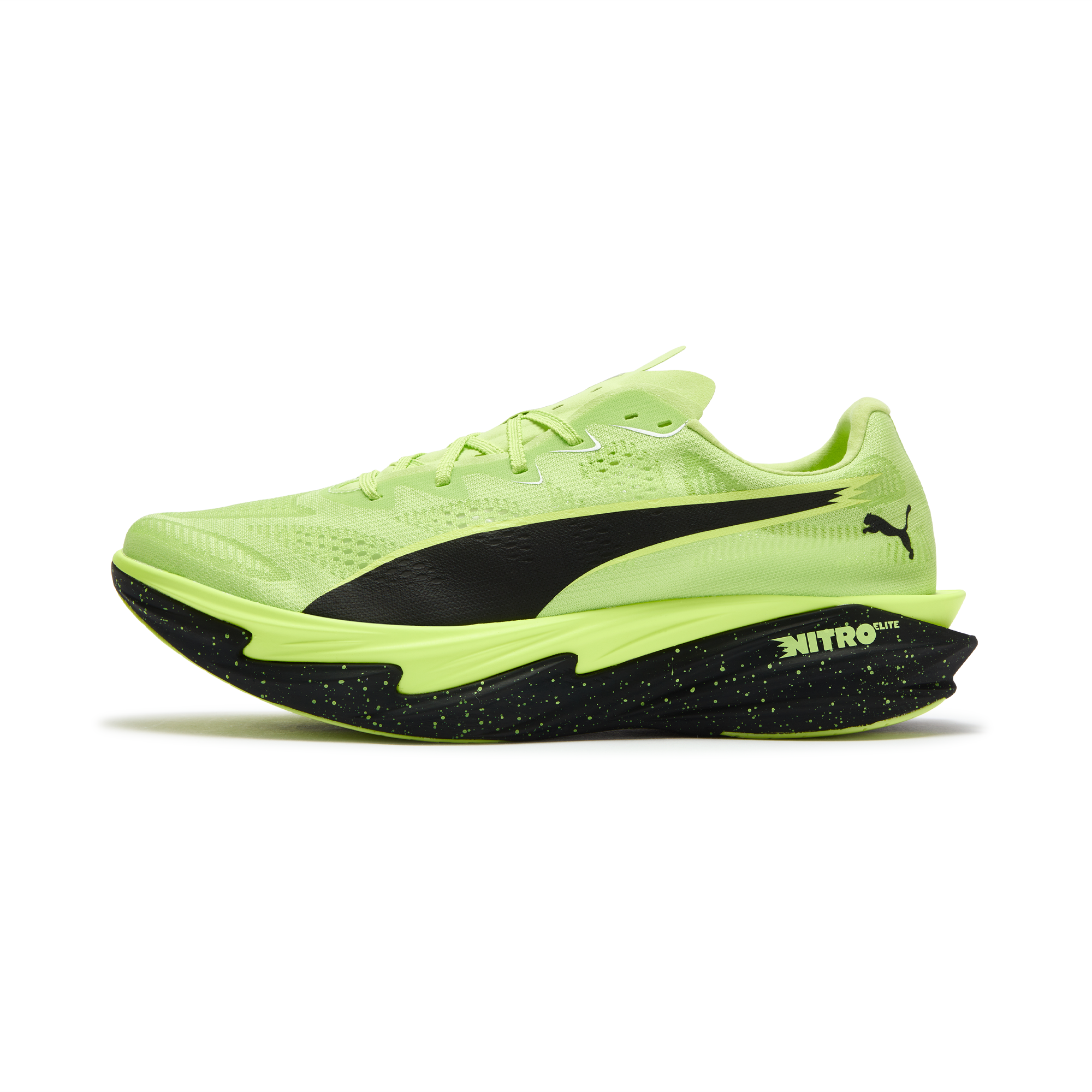 Мужские кроссовки PUMA Deviate Nitro Elite 4 (салатовые)
