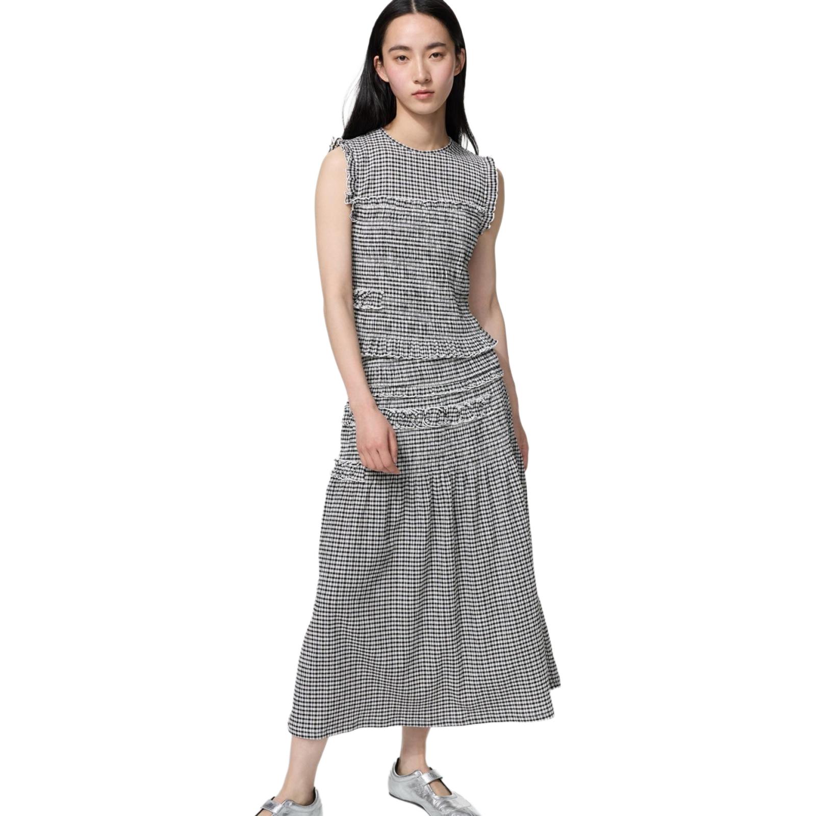 Женская юбка UNIQLO × Cecilie Bahnsen SS26 — фото 3