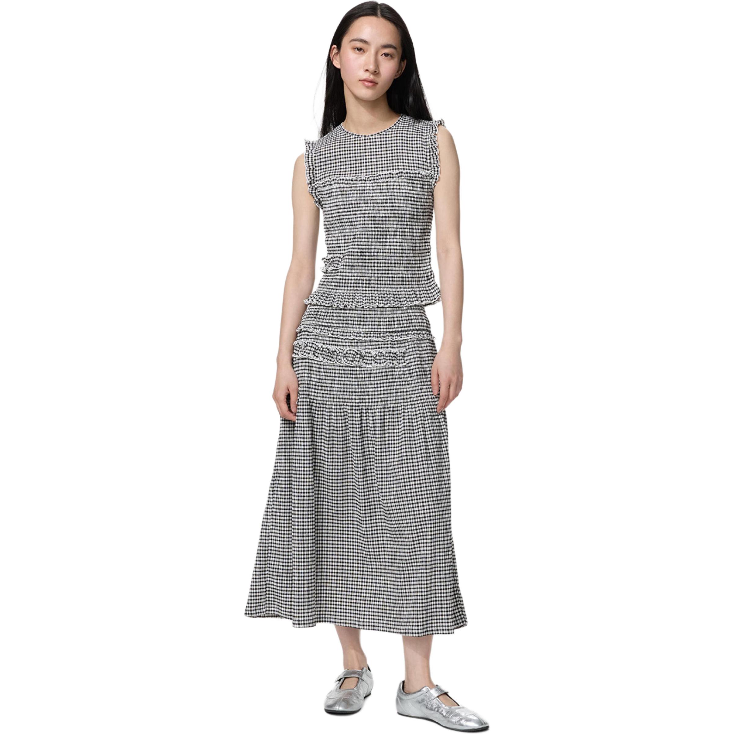 Женская юбка UNIQLO × Cecilie Bahnsen SS26 — фото 4