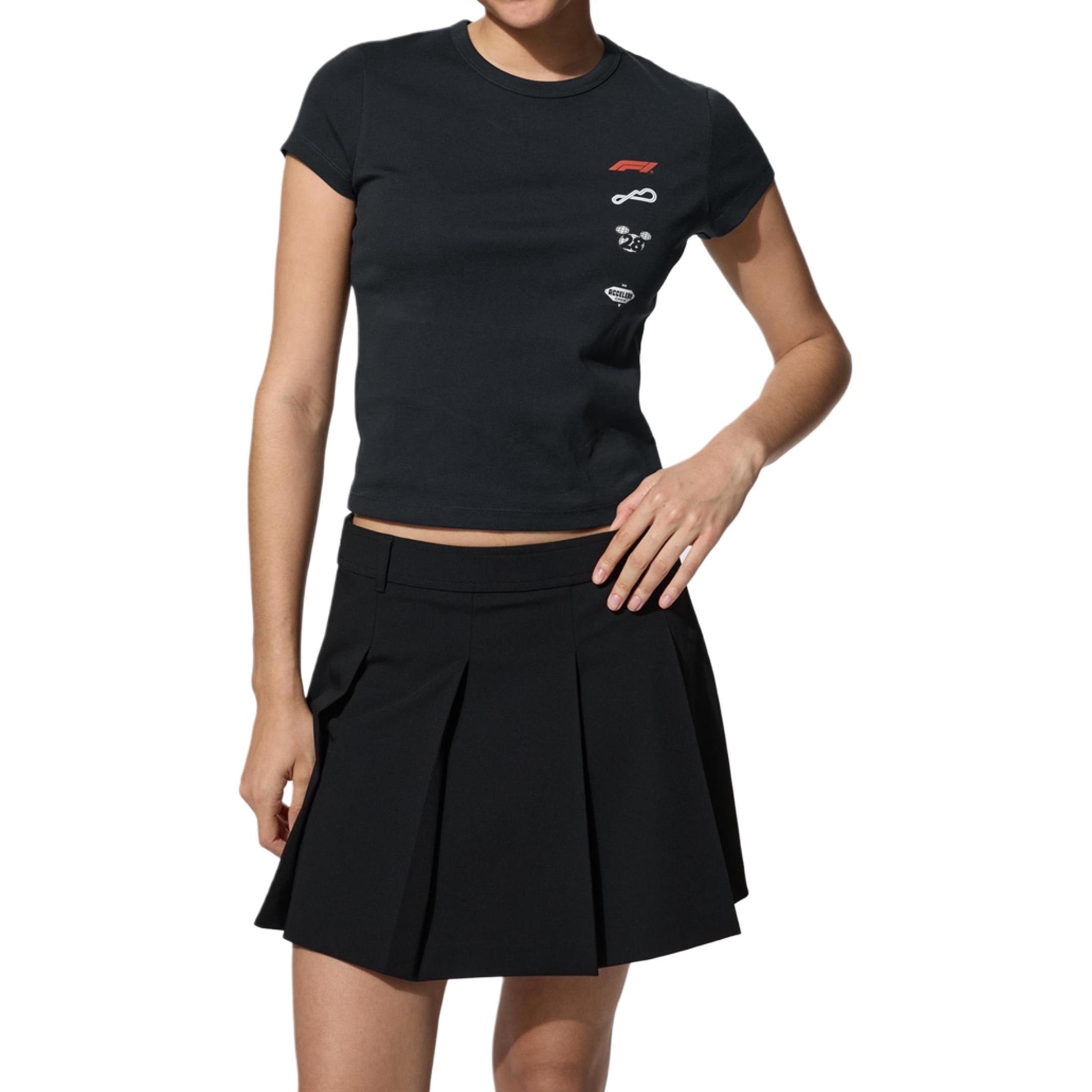 Женская футболка UNIQLO x Formula 1 UT SS26T (белая) — фото 3