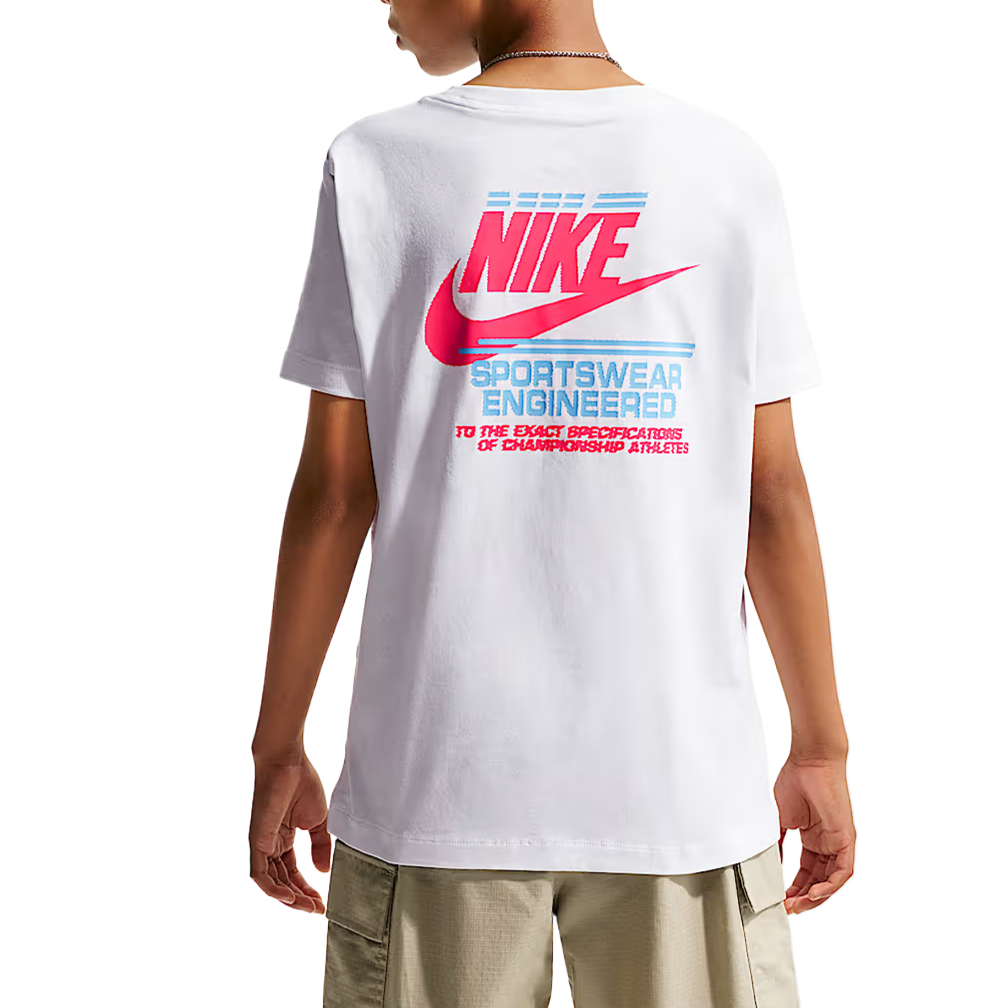 Детская футболка Nike (белый) — фото 2
