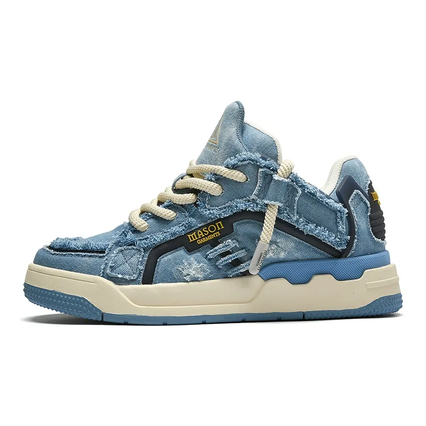 Masongarments Heavenly Ladder Skateboard Shoes Unisex Denim Blue