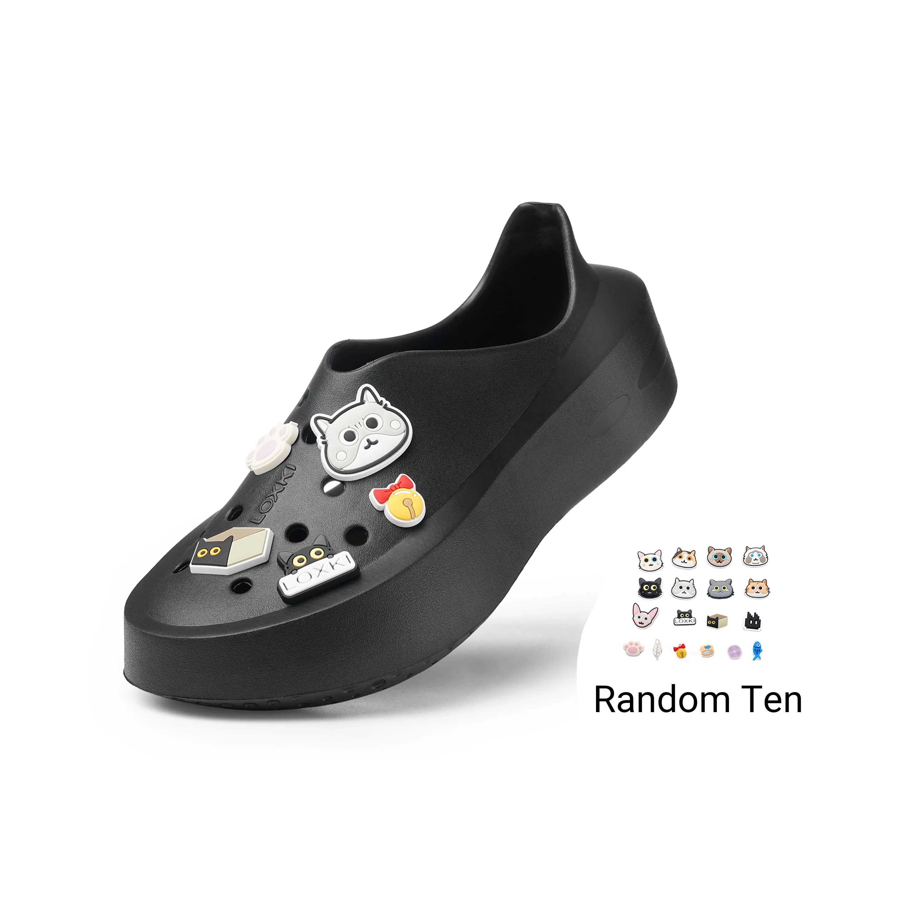 LOXKI Alpha Round Shoes FOAM Clogs, Slippers, Sandals, Couple's