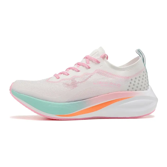 LIZHIPAO Running Shoes Unisex Low-Top Mismatched Color/Neon White & Pink & Blue