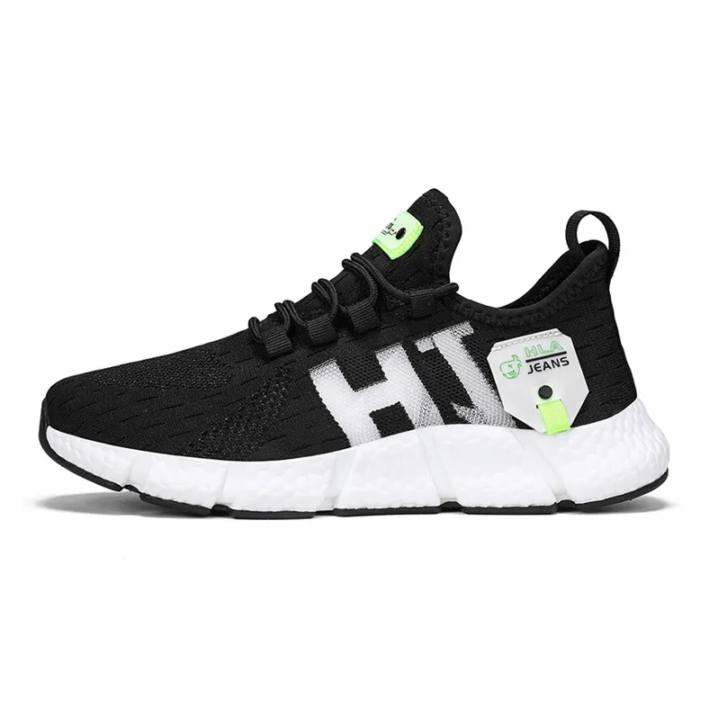 HLA JEANS Cushioning Abrasion Resistant Breathable Low Top Running Shoes Unisex